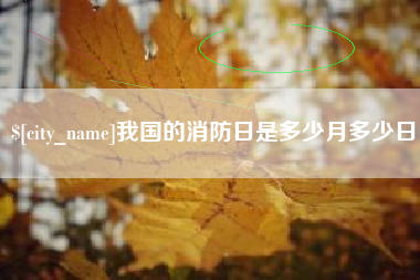 招远我国的消防日是多少月多少日