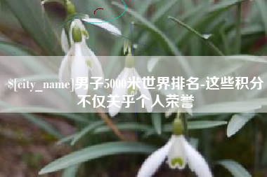 招远男子5000米世界排名-这些积分不仅关乎个人荣誉