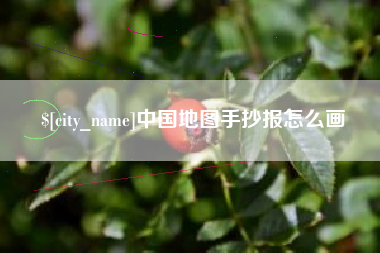 招远中国地图手抄报怎么画