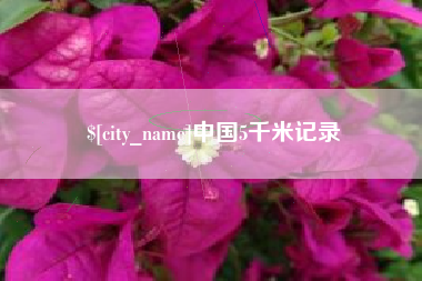 招远中国5千米记录