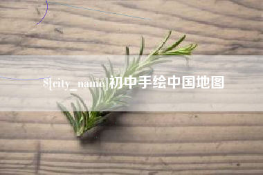 招远初中手绘中国地图