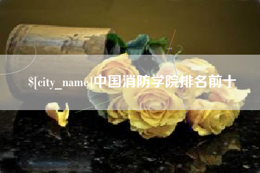 招远中国消防学院排名前十
