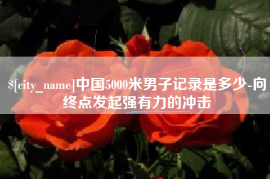 招远中国5000米男子记录是多少-向终点发起强有力的冲击