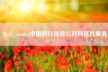 招远中国执行信息公开网官方服务
