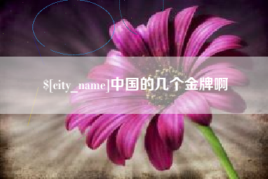 招远中国的几个金牌啊