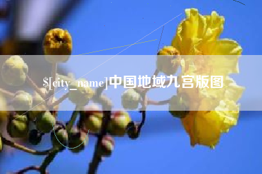 招远中国地域九宫版图