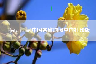 招远中国各省地图空白打印版