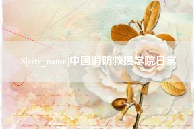 招远中国消防救援学院日常