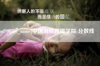 招远中国消防救援学院 分数线
