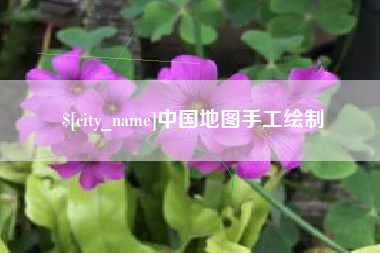 招远中国地图手工绘制