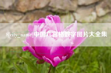 招远中国九宫格数字图片大全集