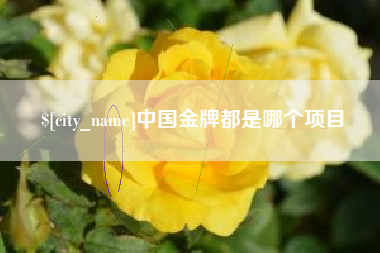 招远中国金牌都是哪个项目