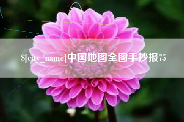 招远中国地图全图手抄报75