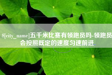 招远五千米比赛有领跑员吗-领跑员会按照既定的速度匀速前进