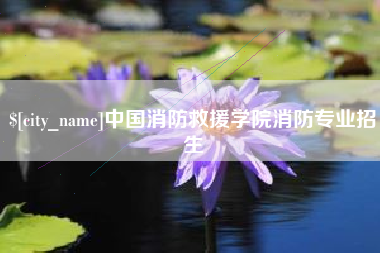 招远中国消防救援学院消防专业招生