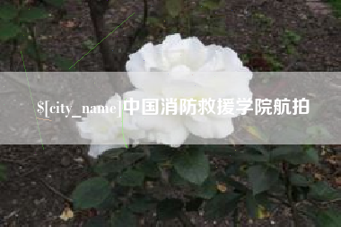 招远中国消防救援学院航拍