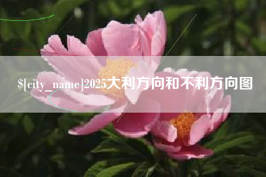 招远2025大利方向和不利方向图