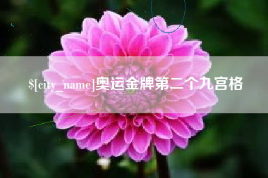 招远奥运金牌第二个九宫格