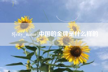 招远中国的金牌是什么样的